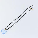 Baccarat Necklace Crystal glass Light Blue Auth am9446-7