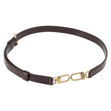 LOUIS VUITTON Adjustable Shoulder Strap Leather 29.1""-33.5"" Brown Auth am9447