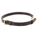 LOUIS VUITTON Adjustable Shoulder Strap Leather 29.1""-33.5"" Brown Auth am9447-5