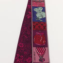 LOUIS VUITTON Bandeau BB Ju De Louis Scarf Silk Purple M70855 LV Auth am9450-10