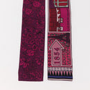 LOUIS VUITTON Bandeau BB Ju De Louis Scarf Silk Purple M70855 LV Auth am9450-3