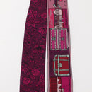 LOUIS VUITTON Bandeau BB Ju De Louis Scarf Silk Purple M70855 LV Auth am9450-4