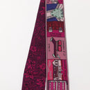 LOUIS VUITTON Bandeau BB Ju De Louis Scarf Silk Purple M70855 LV Auth am9450-5