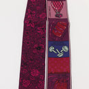 LOUIS VUITTON Bandeau BB Ju De Louis Scarf Silk Purple M70855 LV Auth am9450-9