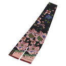 LOUIS VUITTON Bando Flower Scarf Silk Black MP1905 LV Auth am9451-1