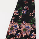 LOUIS VUITTON Bando Flower Scarf Silk Black MP1905 LV Auth am9451-8