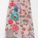 LOUIS VUITTON Bando Retro Flower Scarf Silk Pink Beige M75214 LV Auth am9452-4