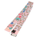 LOUIS VUITTON Bando Retro Flower Scarf Silk Pink Beige M75214 LV Auth am9452-8