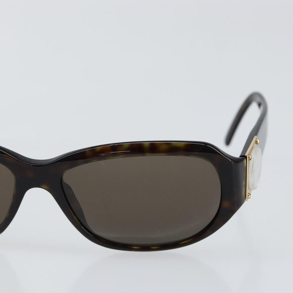 VERSACE Sunglasses plastic Dark Brown Auth am9453