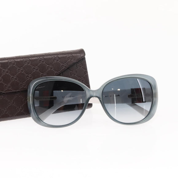 GUCCI Interlocking G Sunglasses plastic Blue White Auth am9454V