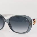 GUCCI Interlocking G Sunglasses plastic Blue White Auth am9454V-5