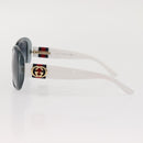 GUCCI Interlocking G Sunglasses plastic Blue White Auth am9454V-6