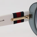 GUCCI Interlocking G Sunglasses plastic Blue White Auth am9454V-9