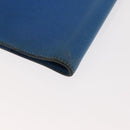 HERMES Agenda GM Day Planner Cover Leather Blue Auth am9456-16