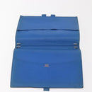 HERMES Agenda GM Day Planner Cover Leather Blue Auth am9456-8