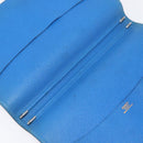 HERMES Agenda GM Day Planner Cover Leather Blue Auth am9456-9