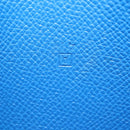 HERMES Agenda GM Day Planner Cover Leather Blue Auth am9456-12