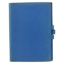 HERMES Agenda GM Day Planner Cover Leather Blue Auth am9456-13