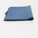 HERMES Agenda GM Day Planner Cover Leather Blue Auth am9456-5