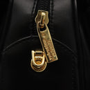 VALENTINO Hand Bag Leather 2way Black Gold Auth am9460-19