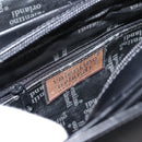 VALENTINO Hand Bag Leather 2way Black Gold Auth am9460-22