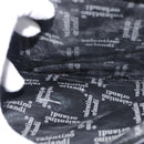 VALENTINO Hand Bag Leather 2way Black Gold Auth am9460-25