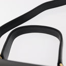 VALENTINO Hand Bag Leather 2way Black Gold Auth am9460-14