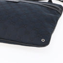 GUCCI GG Canvas Shoulder Bag Black Silver 90476 Auth am9461-10