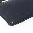 GUCCI GG Canvas Shoulder Bag Black Silver 90476 Auth am9461-11