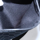 GUCCI GG Canvas Shoulder Bag Black Silver 90476 Auth am9461-22