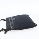 GUCCI GG Canvas Shoulder Bag Black Silver 90476 Auth am9461-4