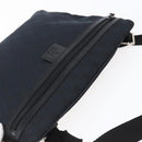 GUCCI GG Canvas Shoulder Bag Black Silver 90476 Auth am9461-6