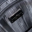 Salvatore Ferragamo Gancini Hand Bag Leather Black Silver Auth am9462V-18