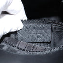 Salvatore Ferragamo Gancini Hand Bag Leather Black Silver Auth am9462V-12