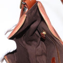 Chloe Shoulder Bag Leather Brown Gold Auth am9467V-19