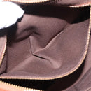 Chloe Shoulder Bag Leather Brown Gold Auth am9467V-20