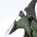 PRADA Sports Accessory Pouch Wool Khaki Auth am9470-11