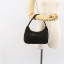 PRADA Sports Accessory Pouch Wool Khaki Auth am9470-23