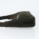 PRADA Sports Accessory Pouch Wool Khaki Auth am9470-4