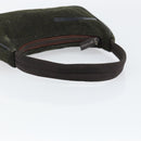 PRADA Sports Accessory Pouch Wool Khaki Auth am9470-7