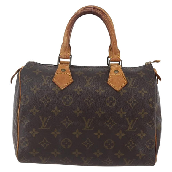 LOUIS VUITTON Monogram Speedy 25 Hand Bag M41528 LV Auth am9473