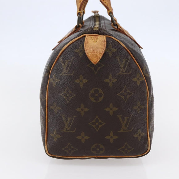 LOUIS VUITTON Monogram Speedy 25 Hand Bag M41528 LV Auth am9473