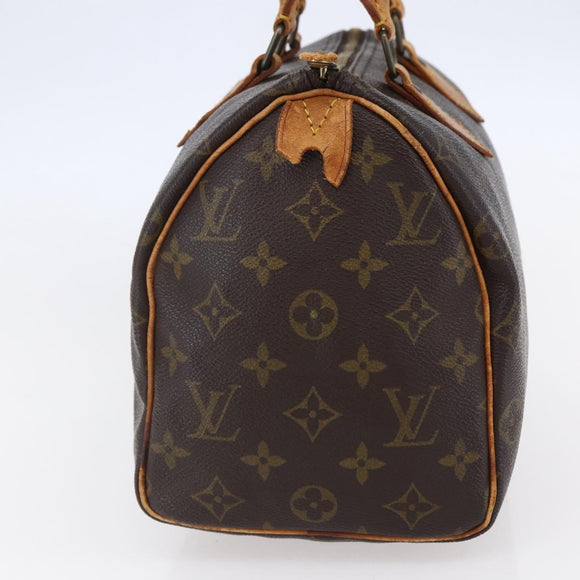 LOUIS VUITTON Monogram Speedy 25 Hand Bag M41528 LV Auth am9473