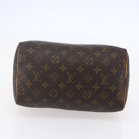 LOUIS VUITTON Monogram Speedy 25 Hand Bag M41528 LV Auth am9473
