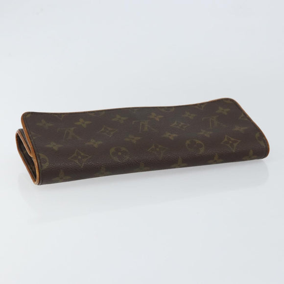 LOUIS VUITTON Monogram Pochette Twin GM Shoulder Bag M51852 LV Auth am9475