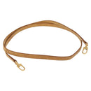 LOUIS VUITTON Shoulder Strap Leather 49.2"" Beige LV Auth am9478-1