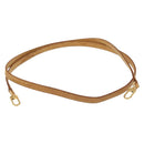 LOUIS VUITTON Shoulder Strap Leather 49.2"" Beige LV Auth am9478-2