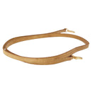 LOUIS VUITTON Shoulder Strap Leather 49.2"" Beige LV Auth am9478-5