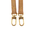 LOUIS VUITTON Shoulder Strap Leather 49.2"" Beige LV Auth am9478-8