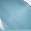 HERMES Dogon Long Wallet Leather Light Blue Silver Auth am9479-12